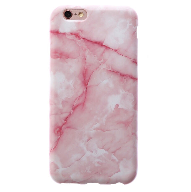 Pink Streak Marble iPhone Case
