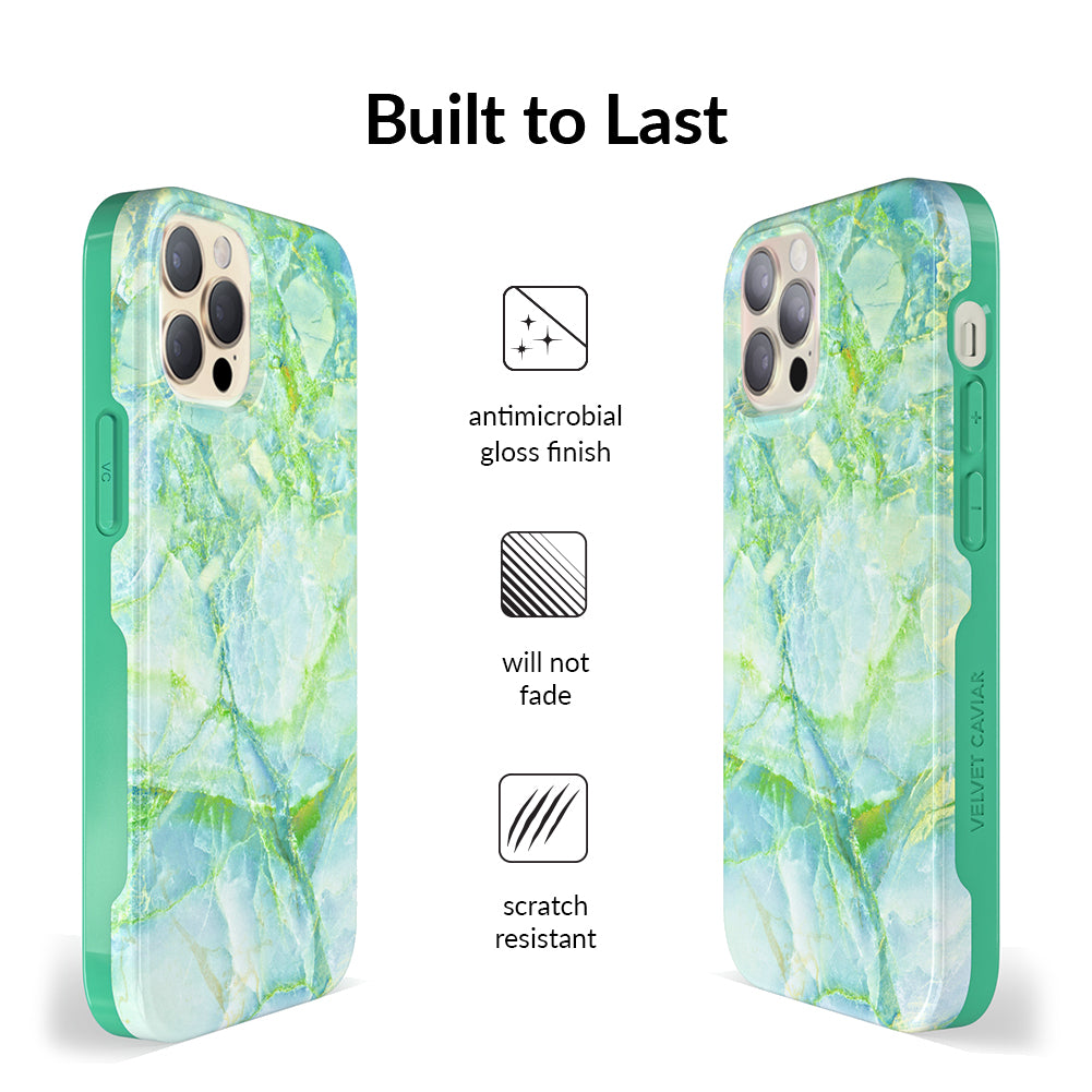 Jade Marble iPhone Case
