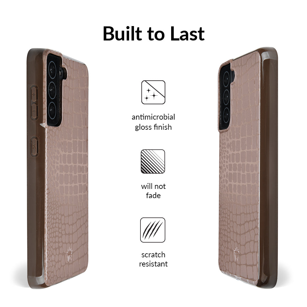 Khaki Croc Samsung Case