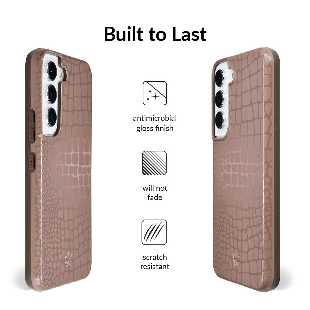 Khaki Croc Samsung Case