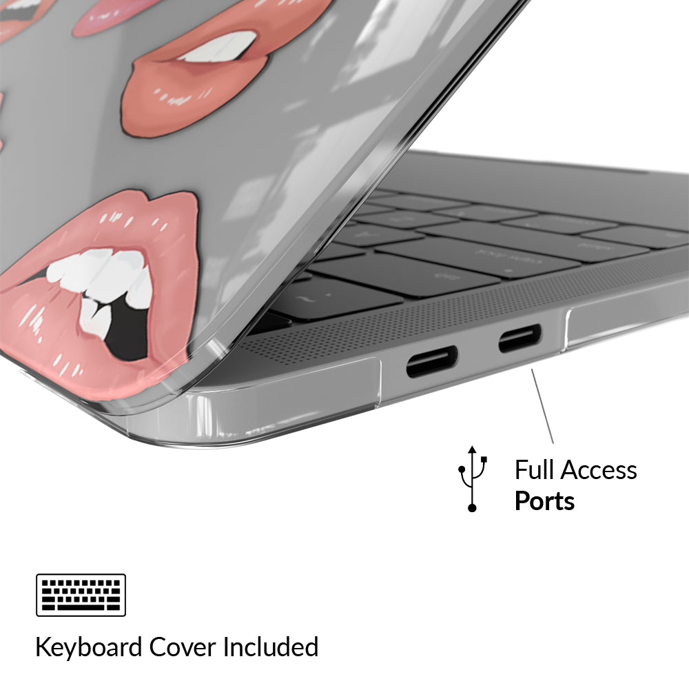 Nude Lips MacBook Case