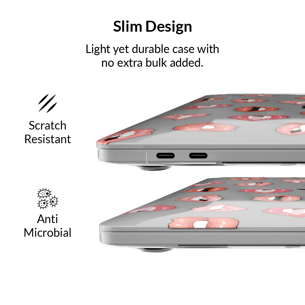 Nude Lips MacBook Case