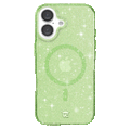 Lime Stardust Glitter iPhone Case