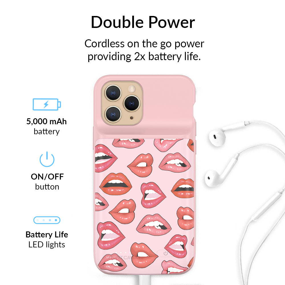 Nude Lips iPhone Charging Case