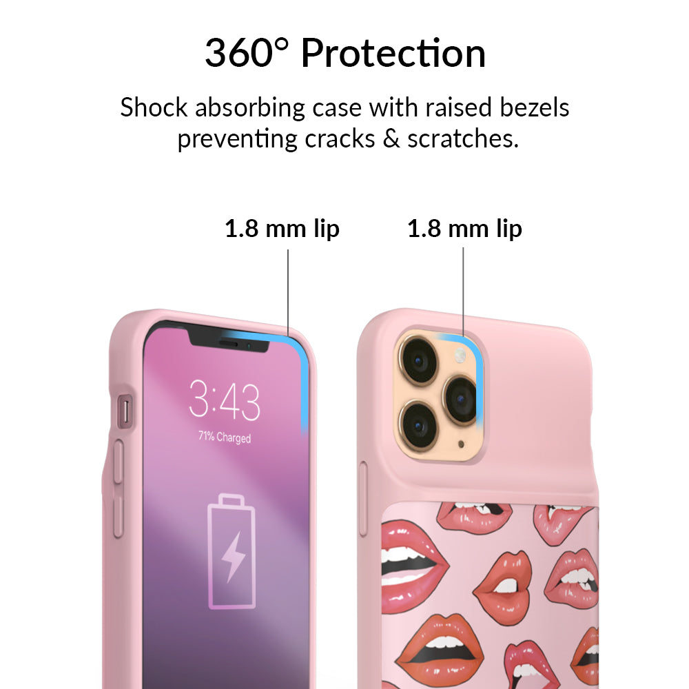 Nude Lips iPhone Charging Case
