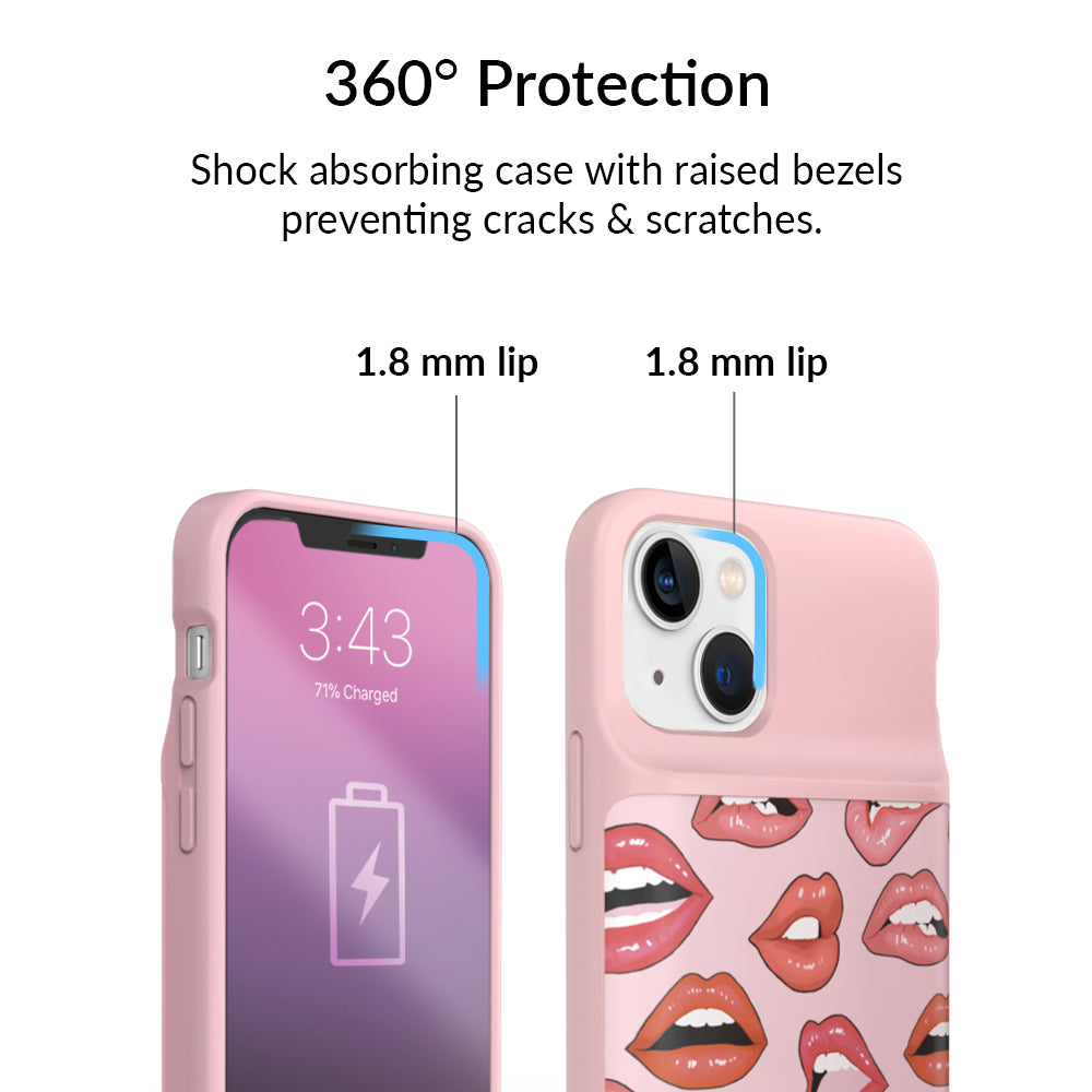Nude Lips iPhone Charging Case
