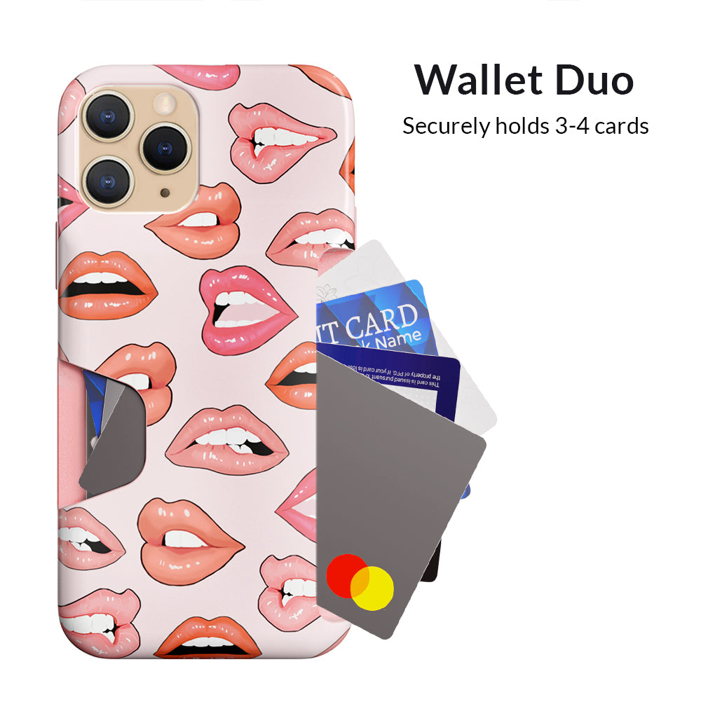 Nude Lips iPhone Wallet Case