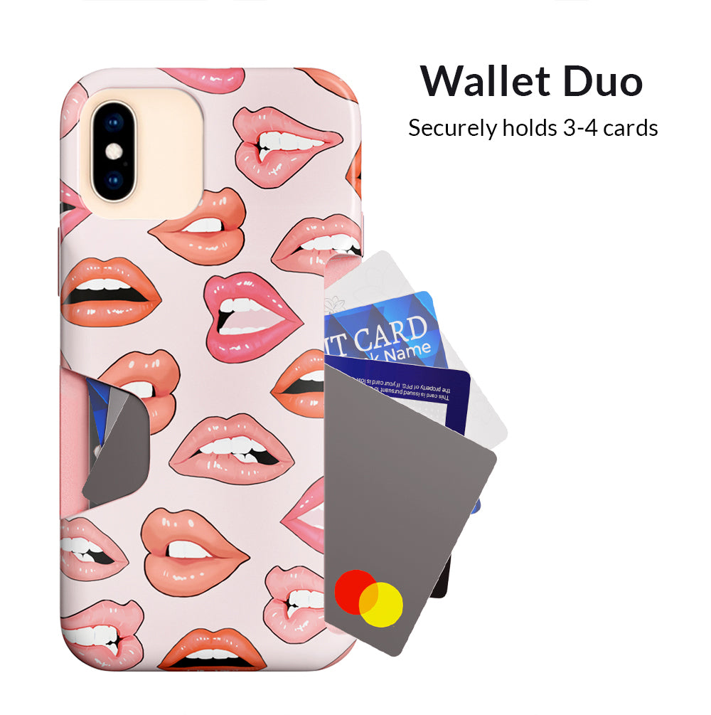Nude Lips iPhone Wallet Case