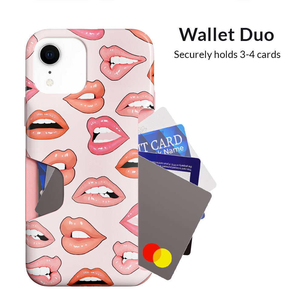 Nude Lips iPhone Wallet Case