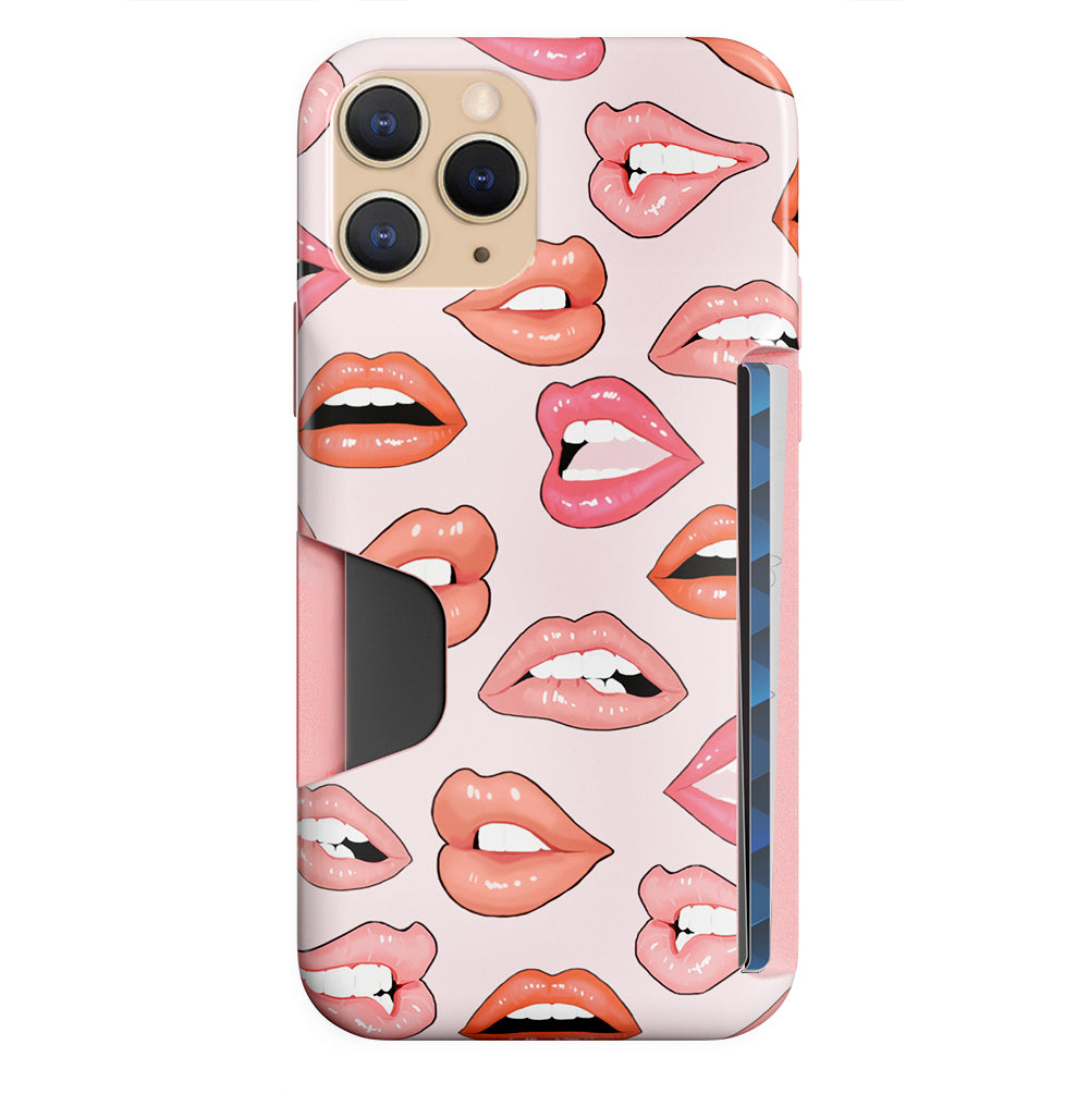 Nude Lips iPhone Wallet Case