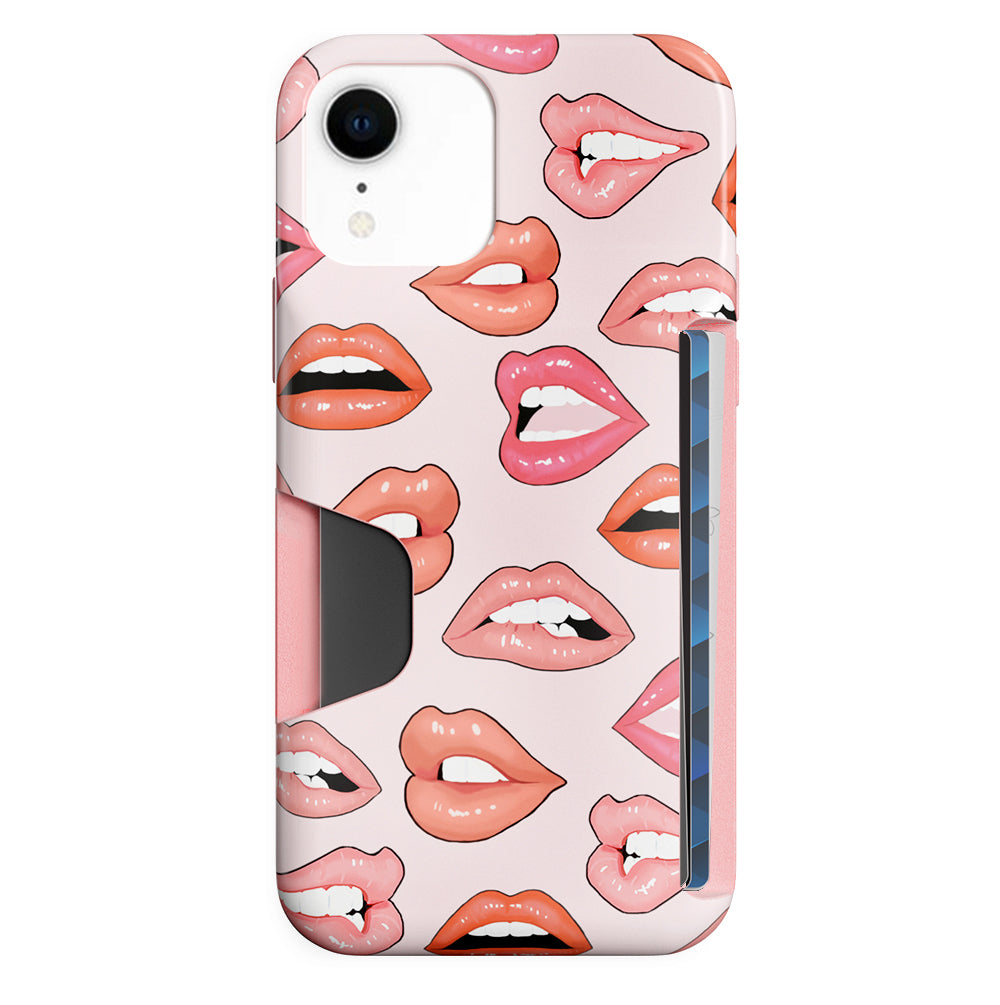 Nude Lips iPhone Wallet Case