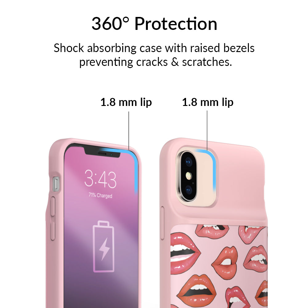 Nude Lips iPhone Charging Case