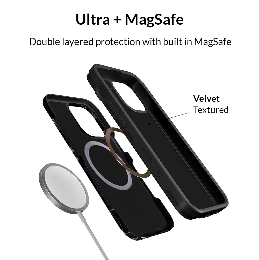 Black Marble iPhone Case