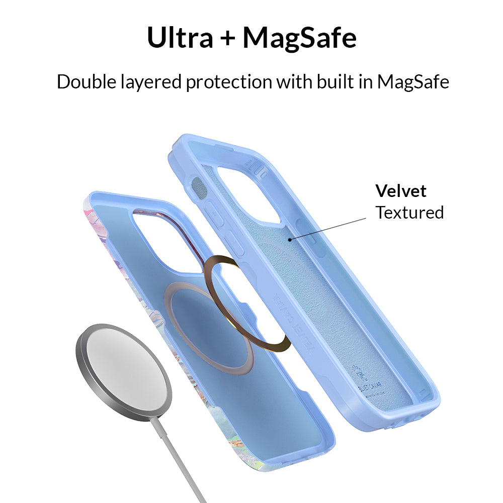 Holo Moonstone Marble iPhone Case