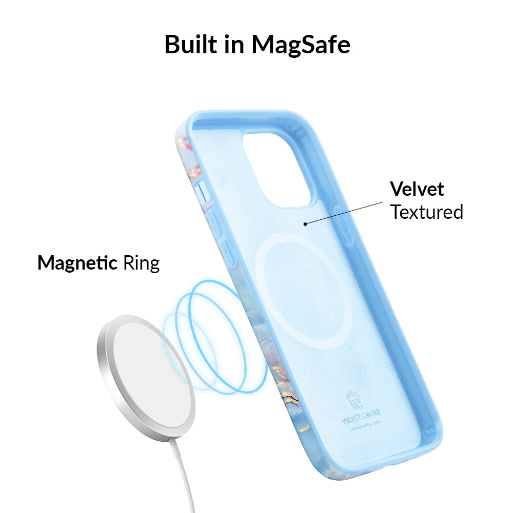 Holo Moonstone Marble iPhone Case