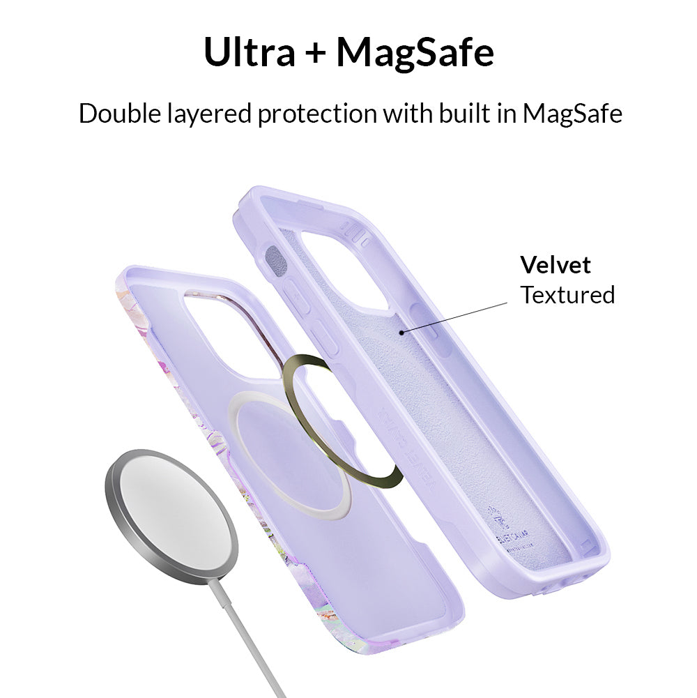 Purple Holo Moonstone iPhone Case