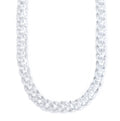 Mask Chain Necklace - 19mm Curb in Clear Lucite