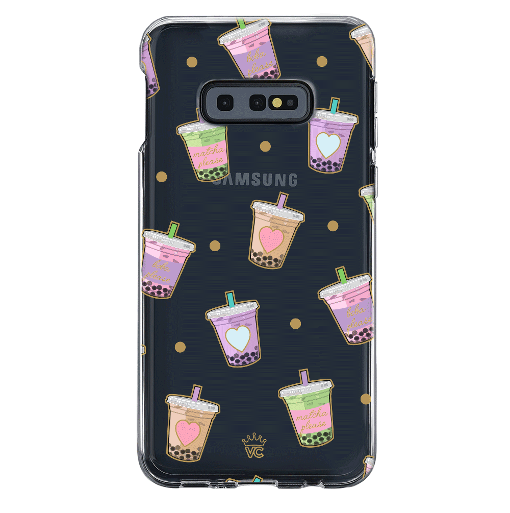 Matcha Samsung Galaxy Case Clear
