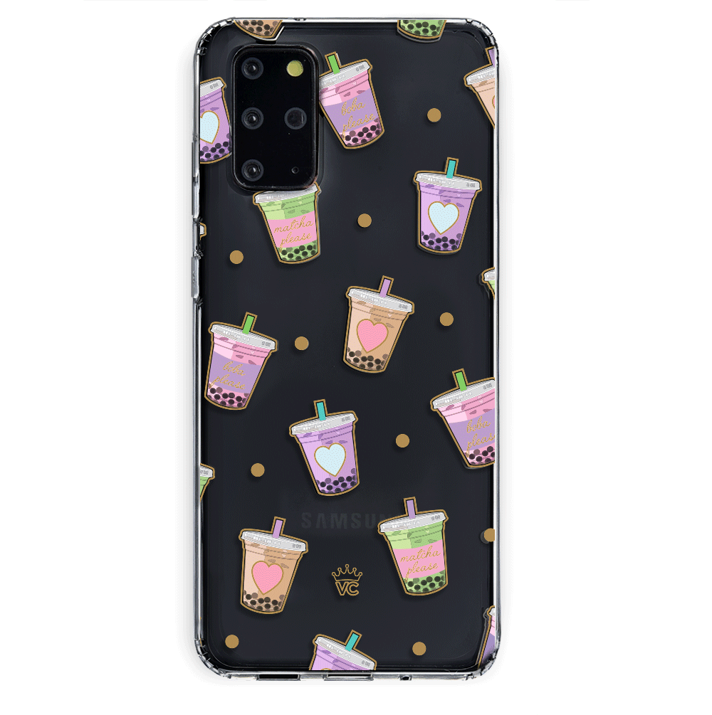 Matcha Samsung Galaxy Case Clear