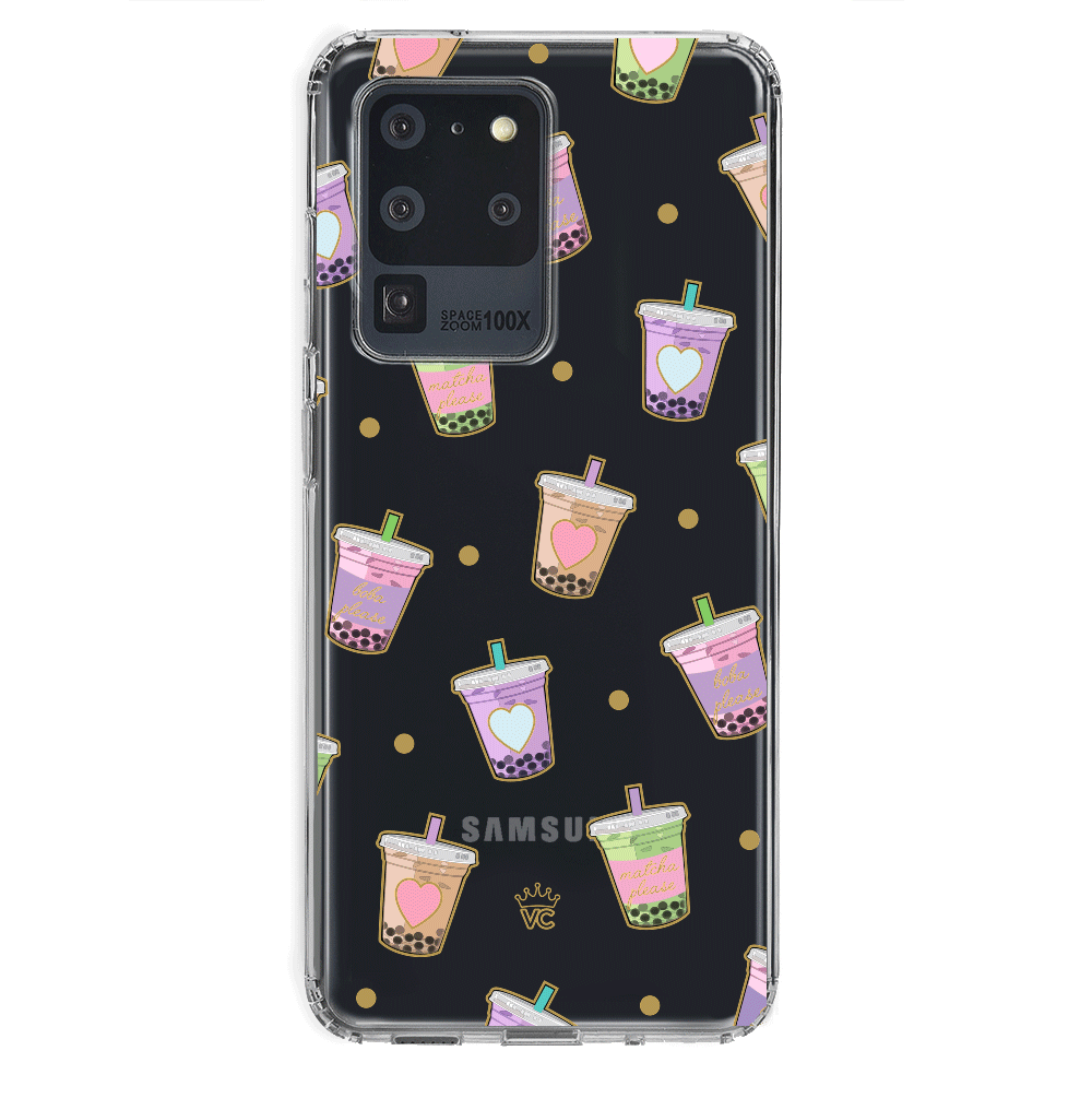 Matcha Samsung Galaxy Case Clear