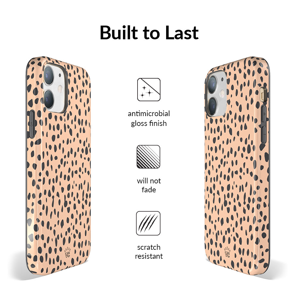 Spotted Nude Cheetah iPhone Case