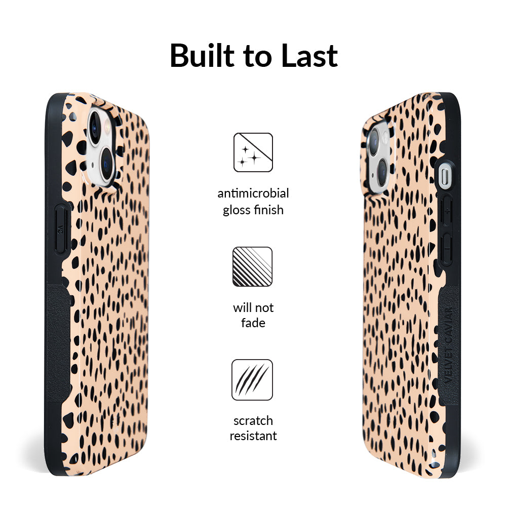 Spotted Nude Cheetah iPhone Case