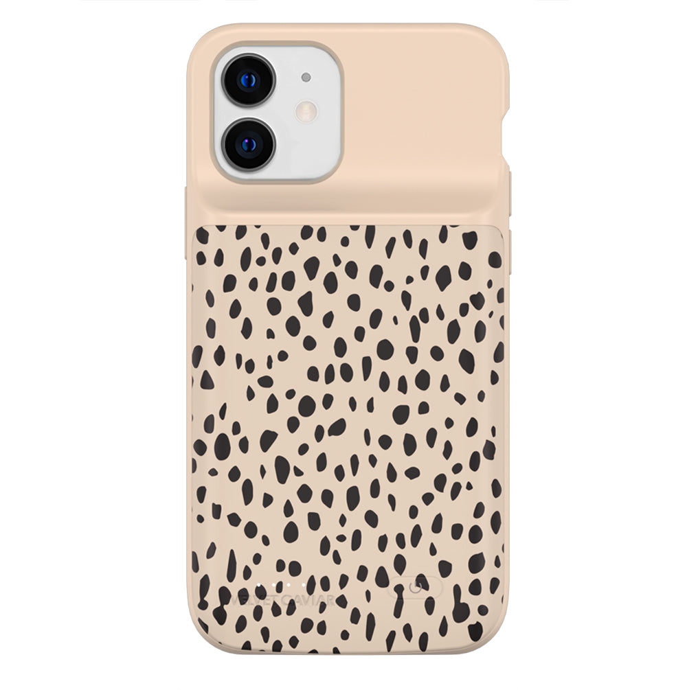 Spotted Cheetah iPhone Charging Case