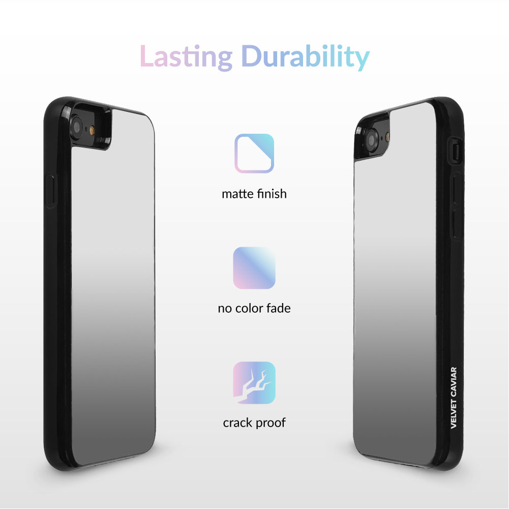 Silver Reflective Mirror iPhone Case