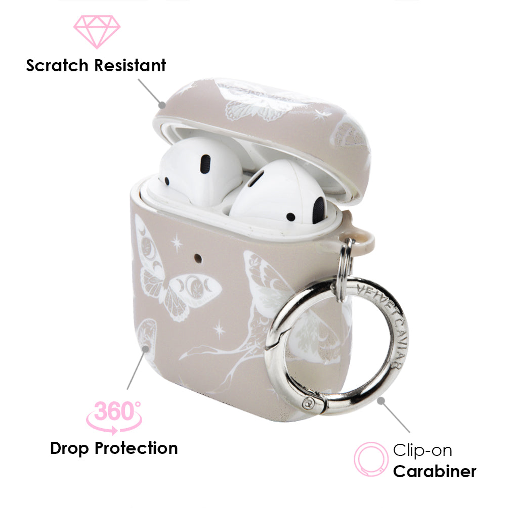 Moonlight Moths AirPods Case
