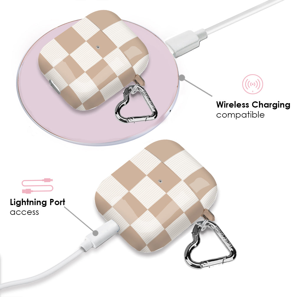 Nude Vibe Checker AirPod Case
