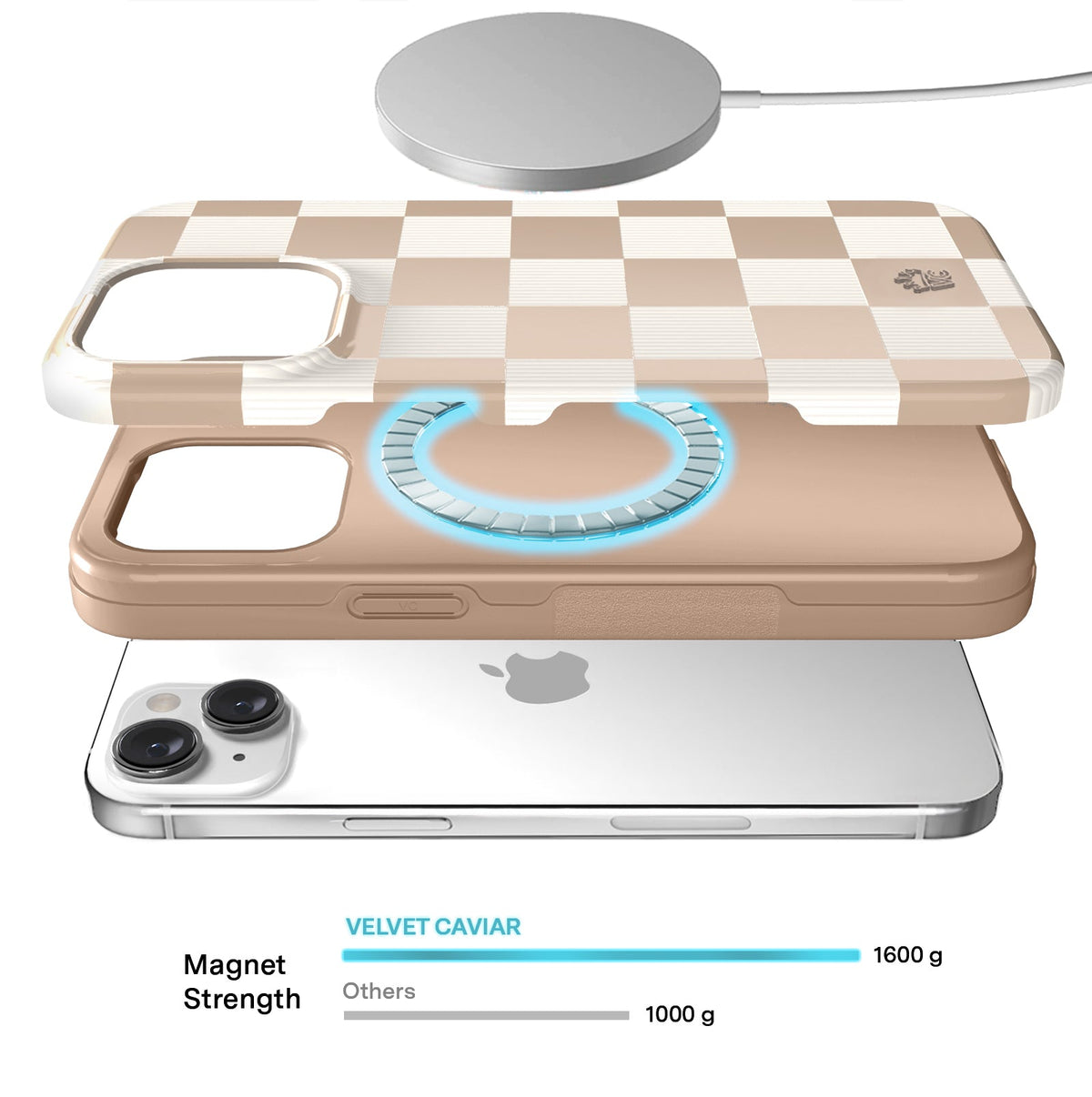 Nude Vibe Checker iPhone Case