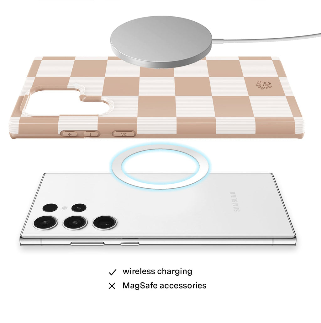 Nude Vibe Checker Samsung Case
