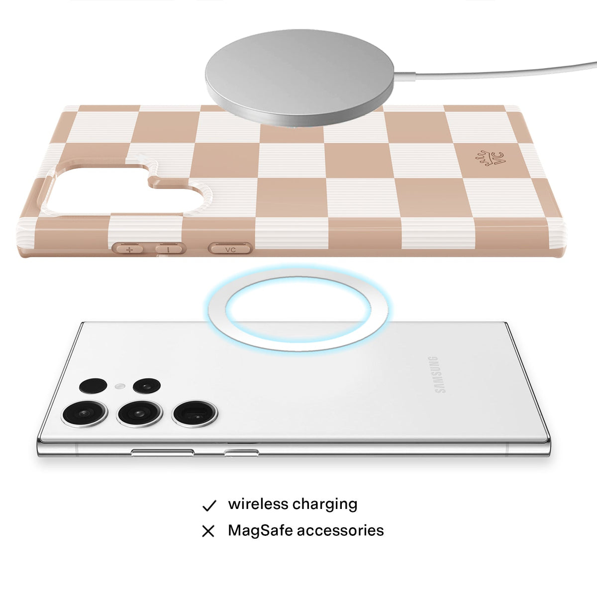 Nude Vibe Checker Samsung Case