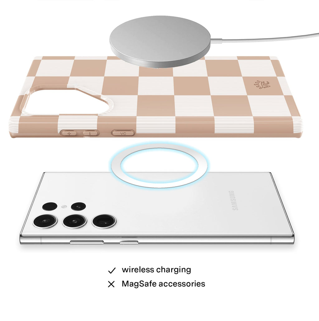 Nude Vibe Checker Samsung Case