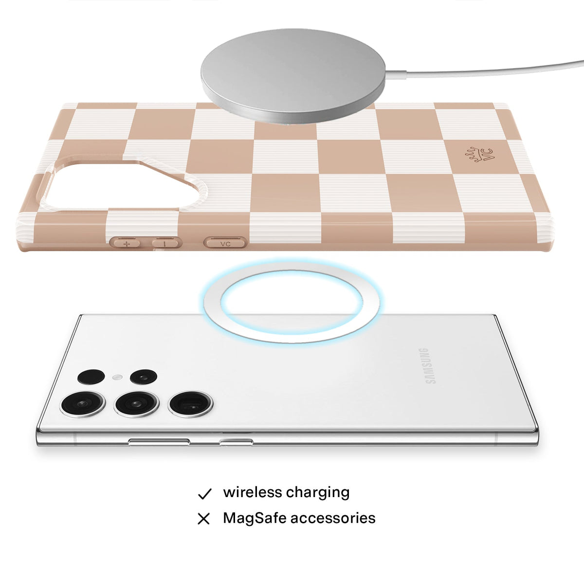 Nude Vibe Checker Samsung Case