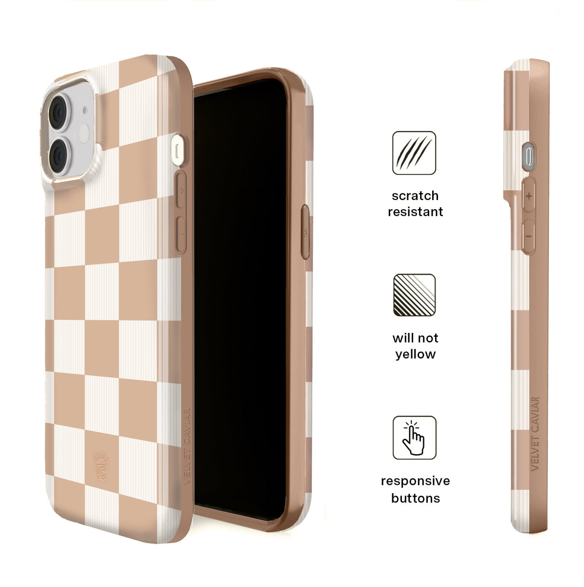 Nude Vibe Checker iPhone Case