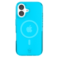 Neon Blue Clear iPhone Case