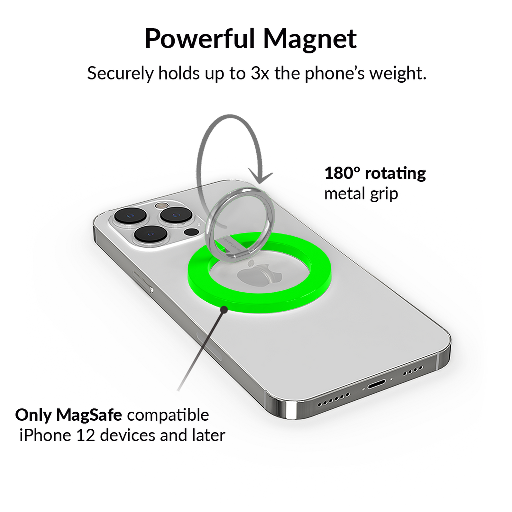 Neon Green MagSafe Grip Ring