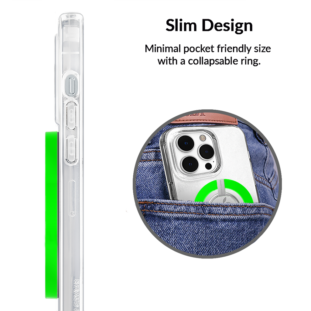 Neon Green MagSafe Grip Ring