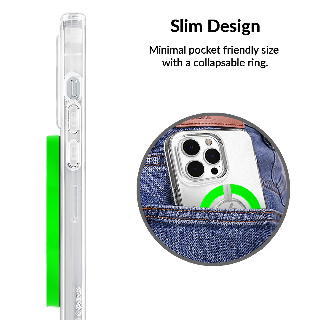 Neon Green MagSafe Grip Ring