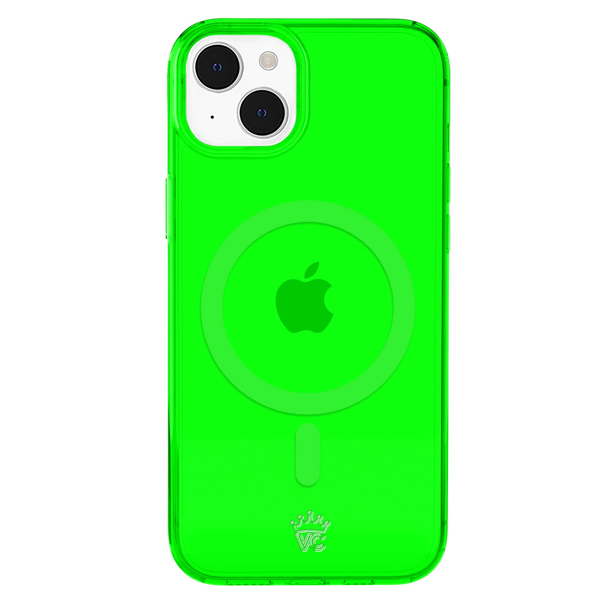 Neon Green Clear iPhone Case