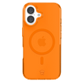 Neon Orange Clear iPhone Case