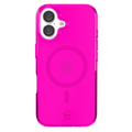 Neon Pink Clear iPhone Case