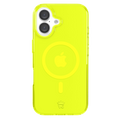 Neon Yellow Clear iPhone Case