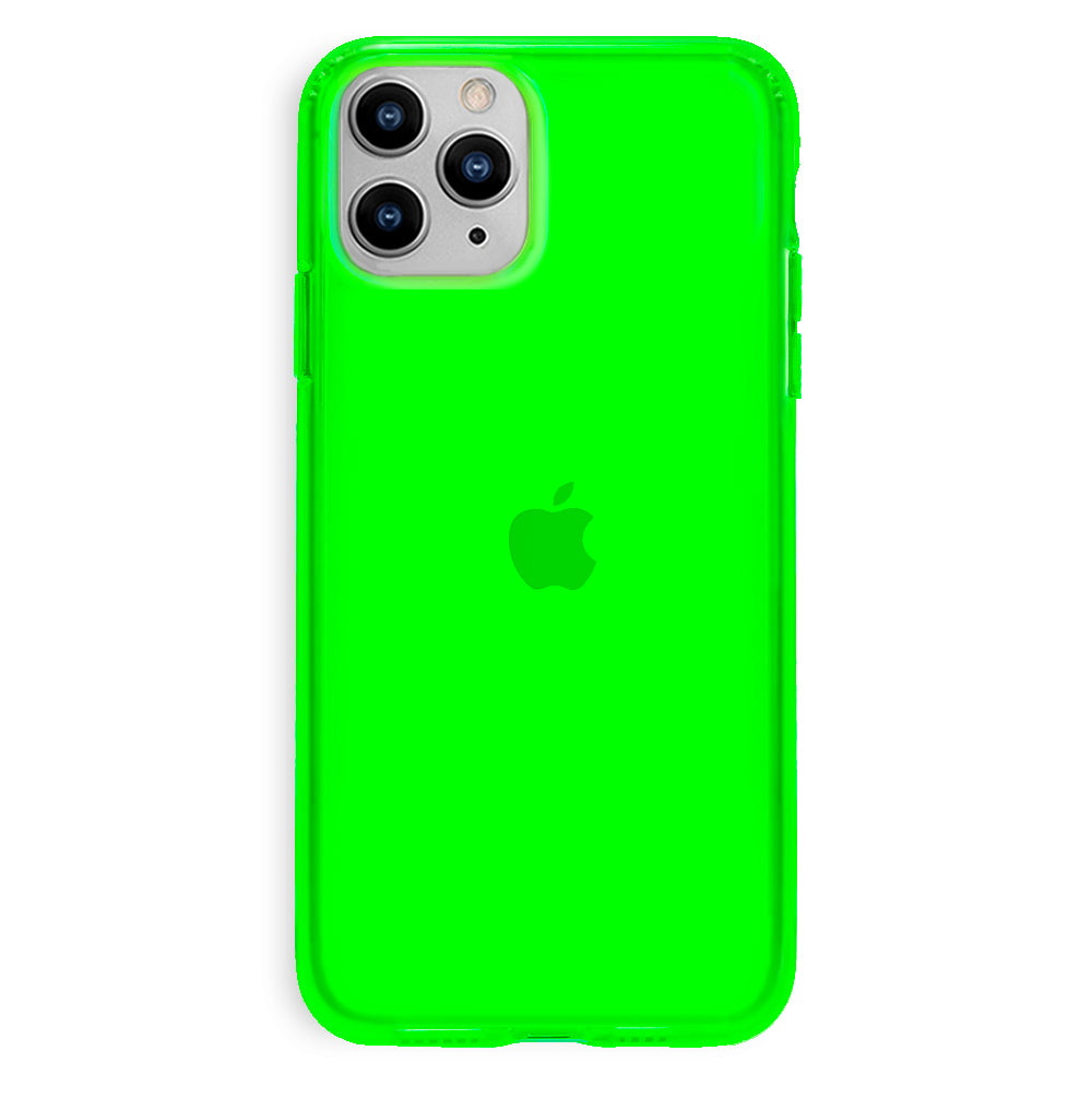 Neon Green Clear iPhone Case