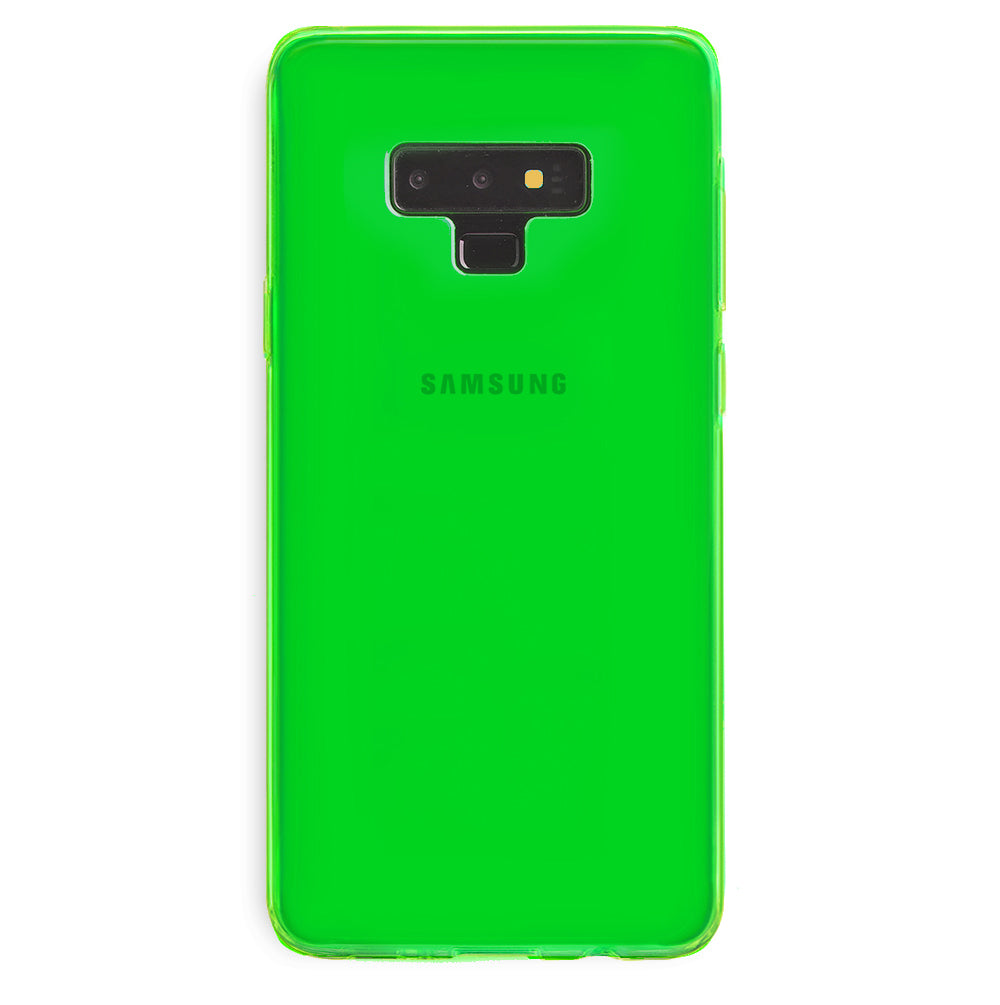 Neon Green Clear Samsung Case