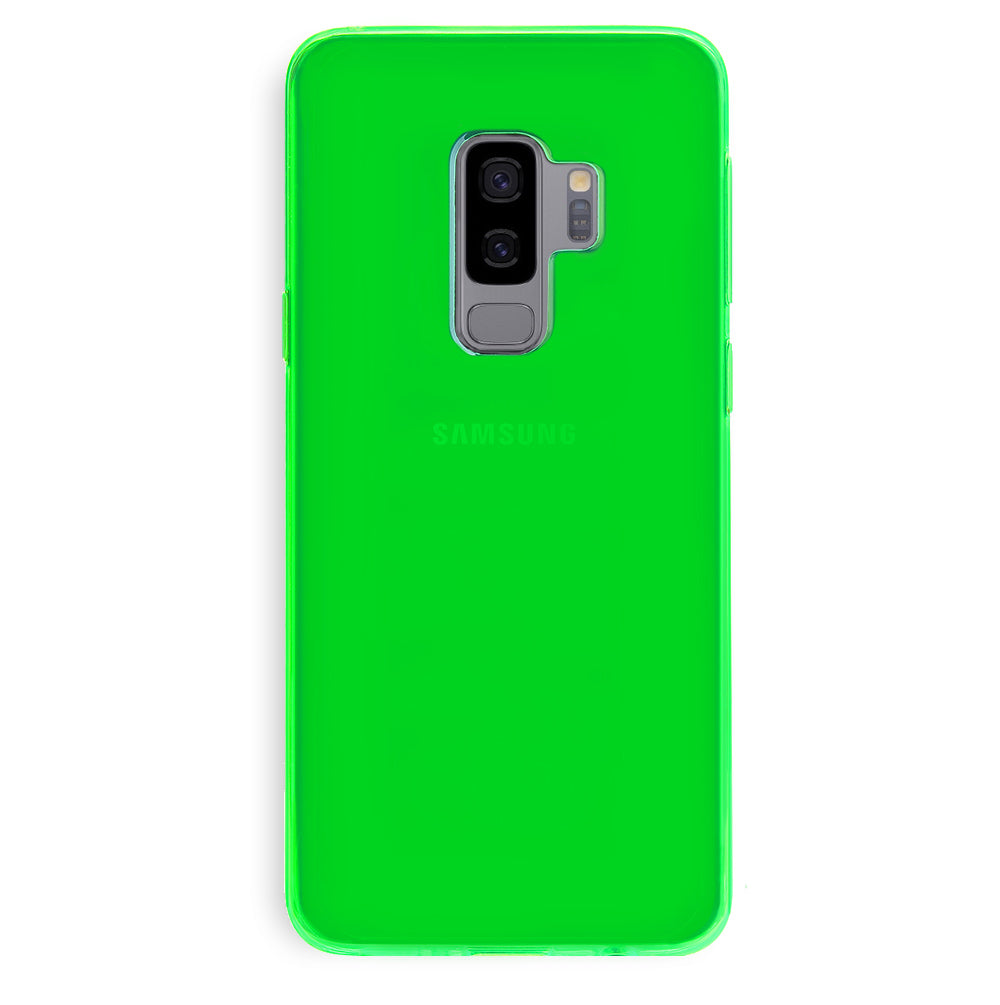 Neon Green Clear Samsung Case