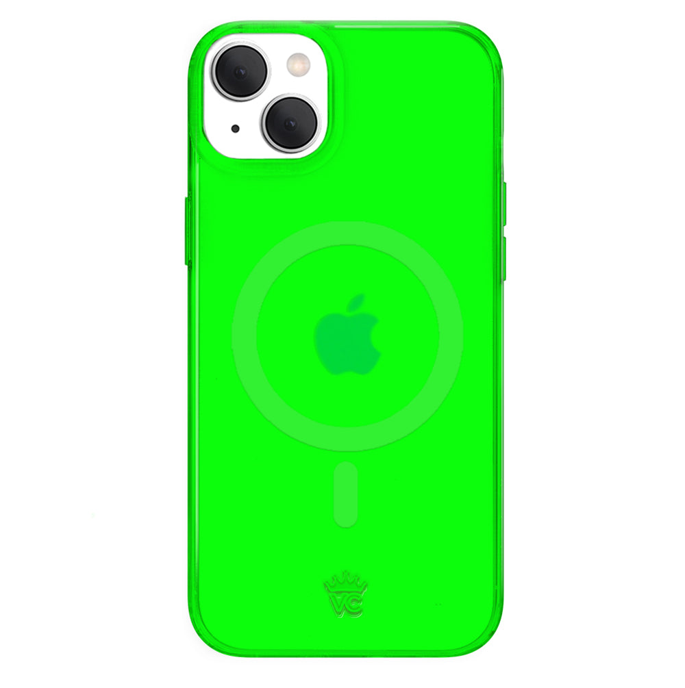 Neon Green Clear iPhone Case