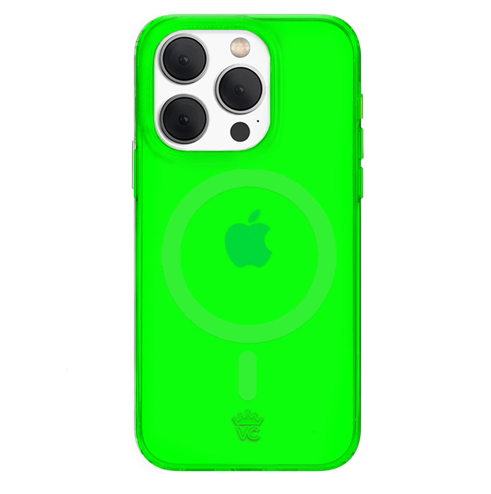 Neon Green Clear iPhone Case