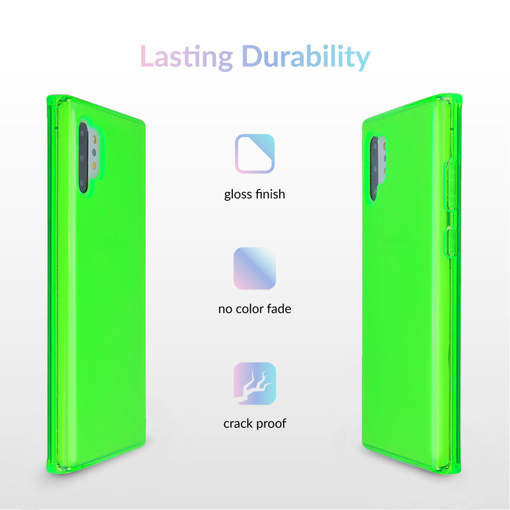 Neon Green Clear Samsung Case